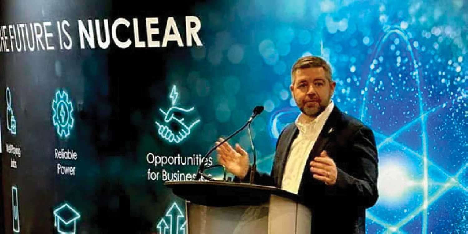Minister of Energy and Resources, Chris Beaudry.